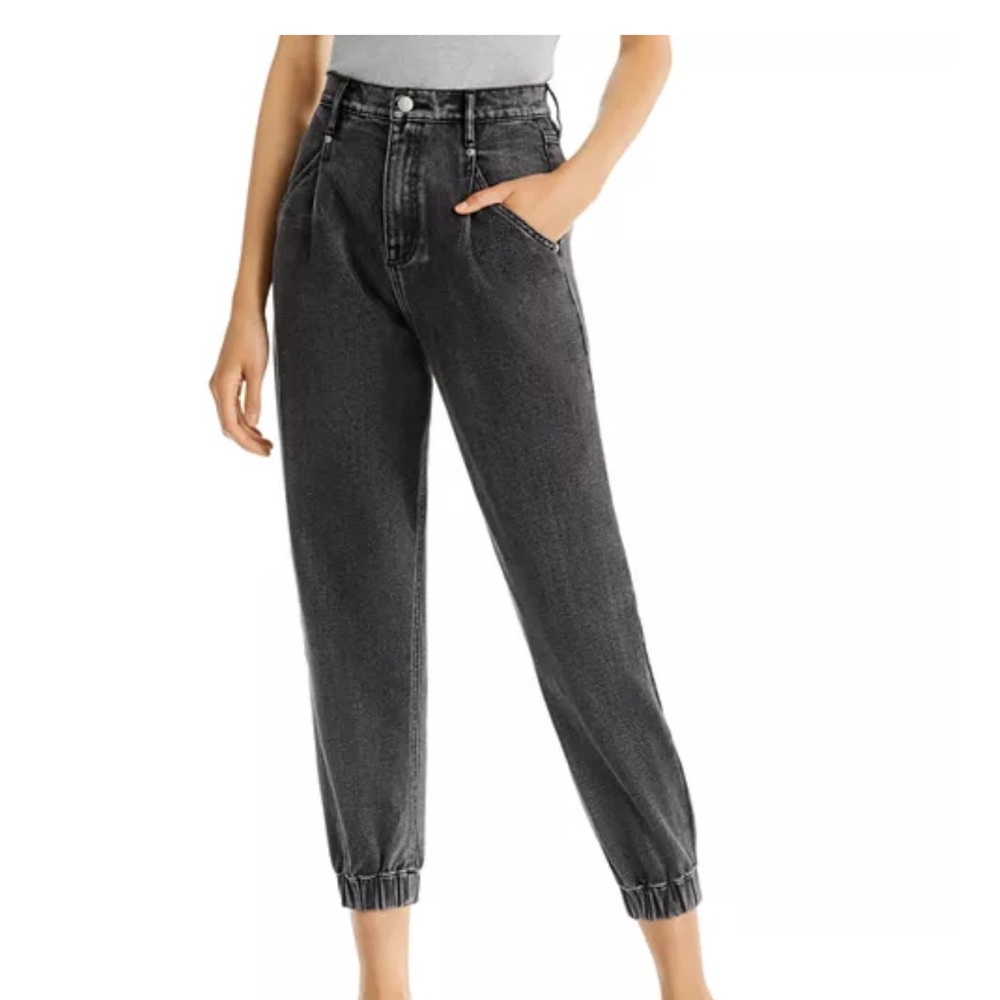 Aqua high rise balloon jeans